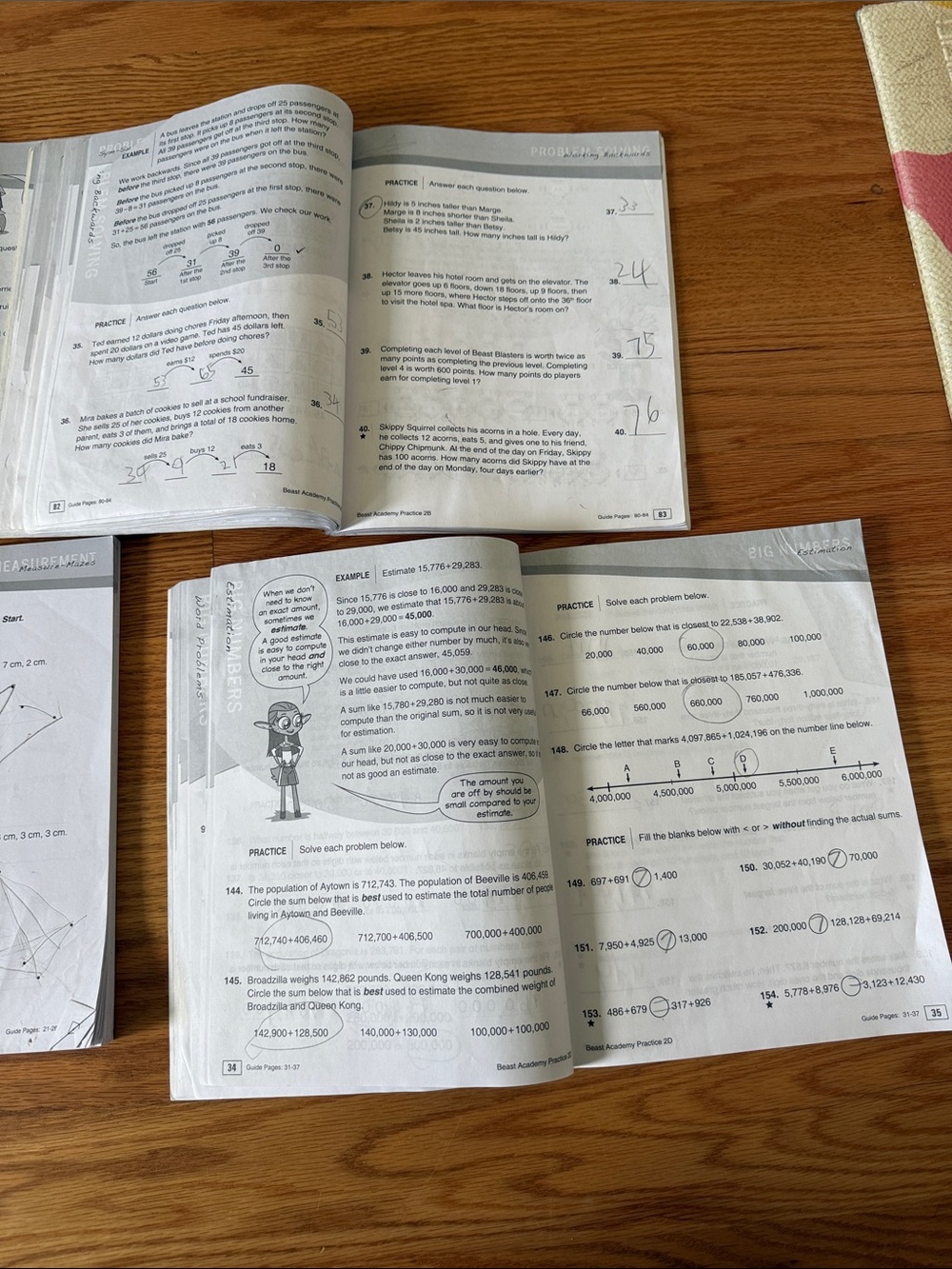 Beast Academy level 2 Math Practice Books Set - Picture 4 of 4